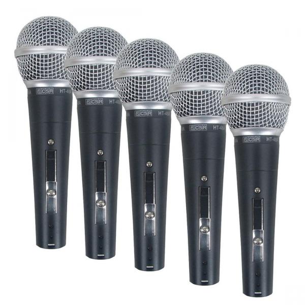 CSR 48-5 Kit 5 Microfones com Fio de Mão