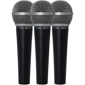 CSR - Kit com 3 Microfones HT58A 3