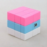 Cube 3 cores Espelho Blocos cast coated 3x3x3 Magic Speed ¿¿Cube 3D puzzle Cubos brinquedos educativos para crianças Crianças
