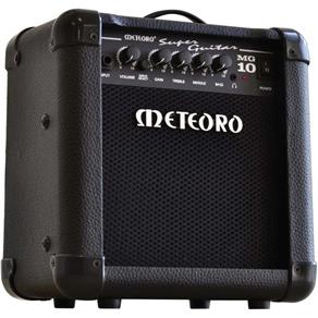 Cubo Amplificador Guitarra 10W RMS MG10 Preto 2 Canais (Limpo e Distorção) - METEORO