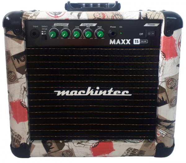 Cubo Amplificador Guitarra Mackintec Maxx15 Color*