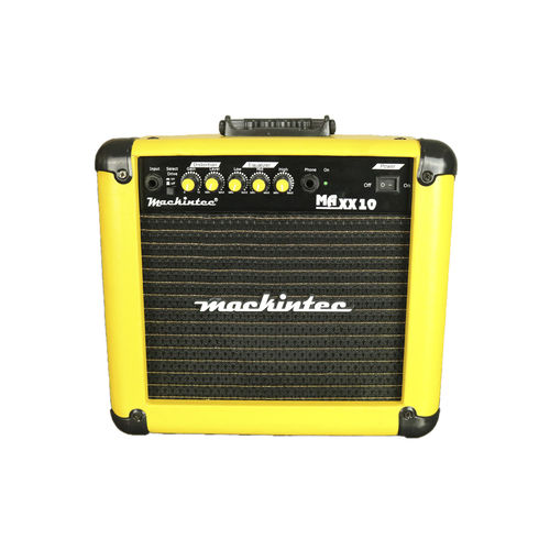 Cubo Amplificador para Guitarra Mackintec Maxx10 Amarela