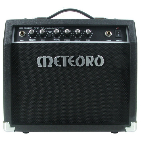 Cubo Para Guitarra 15w Com Overdrive Mg15 Meteoro Showroom
