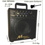 Cubo para Guitarra 25W 6" Phone 1 Entrada MP500G