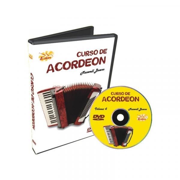Curso de Acordeon DVD Maxwell Bueno Volume 4 Edon