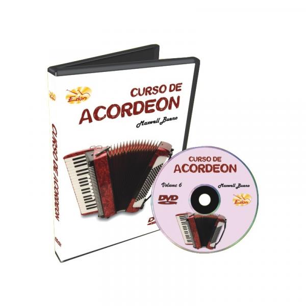 Curso de Acordeon DVD Maxwell Bueno Volume 6 Edon