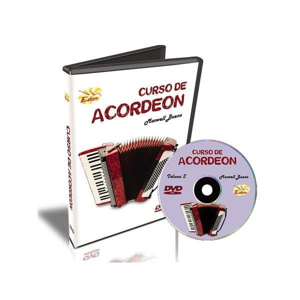 Curso de Acordeon DVD Maxwell Bueno Volume 2 Edon