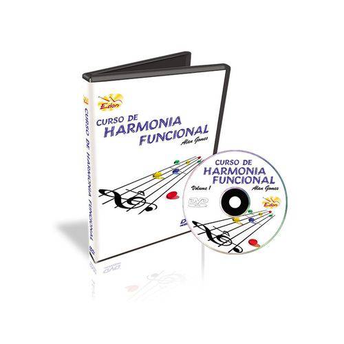 Curso de Harmonia Funcional DVD Alan Gomes Volume 1 Edon