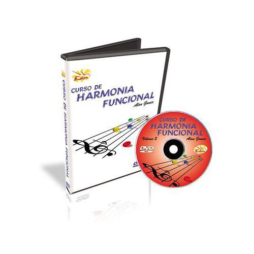 Curso de Harmonia Funcional DVD Alan Gomes Volume 2 Edon