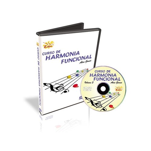 Curso de Harmonia Funcional DVD Alan Gomes Volume 3 Edon