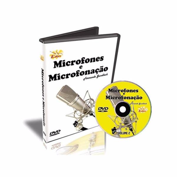 Curso de Microfones e Microfonação VOL 2 em DVD - Edon