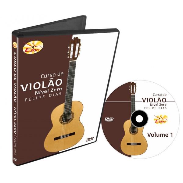 Curso de Violão DVD Nível Zero Felipe Dias Volume 1 Edon