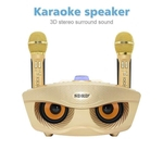 Cynthia New Stereo SD306 dupla Microfone sem fio Bluetooth Speaker sem fio móvel Karaoke Wireless Speaker Speaker Set