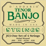 D`Addario - Encordoamento Para Banjo Tenor Nickel 930 EJ63