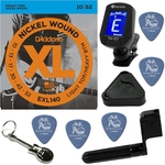 Daddario EXL140 Cordas De Guitarra 010 052 Light Top / Heavy BTM + Kit IZ2