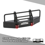 De metal pára-choques dianteiro com fivela Trailer for 1/10 RC4WD D90 Axial SCX10 RC rastreador de Rock