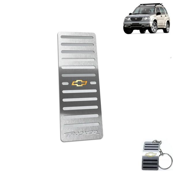 Descanso de Pé Chevrolet Tracker 2001 Até 2009 Aço Inox - Jr