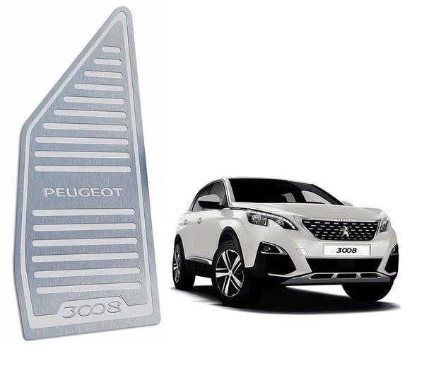 Descanso de Pé Peugeot 3008 2017 Até 2019 Aço Inox - 3r Acessórios