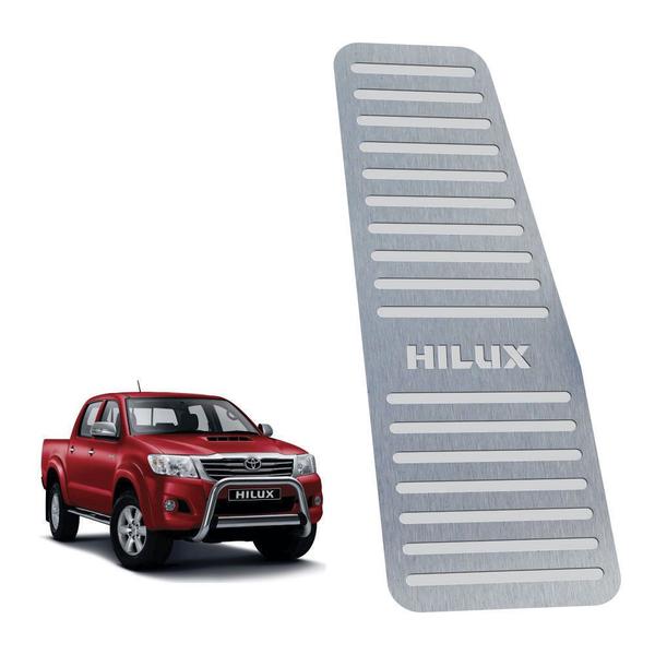 Descanso de Pé Toyota Hilux 2016 Até 2019 Aço Inox - 3r Acessórios
