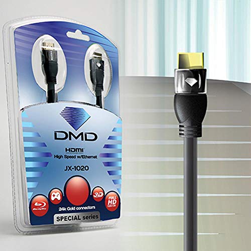 Diamond Cable JX-1020 5 Metros - Cabo HDMI High Speed com Ethernet 10.2Gbps 3D 4K ARC Unidade