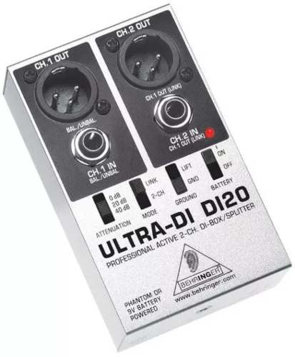 Direct Box Ativo Ultra Di-20 Behringer