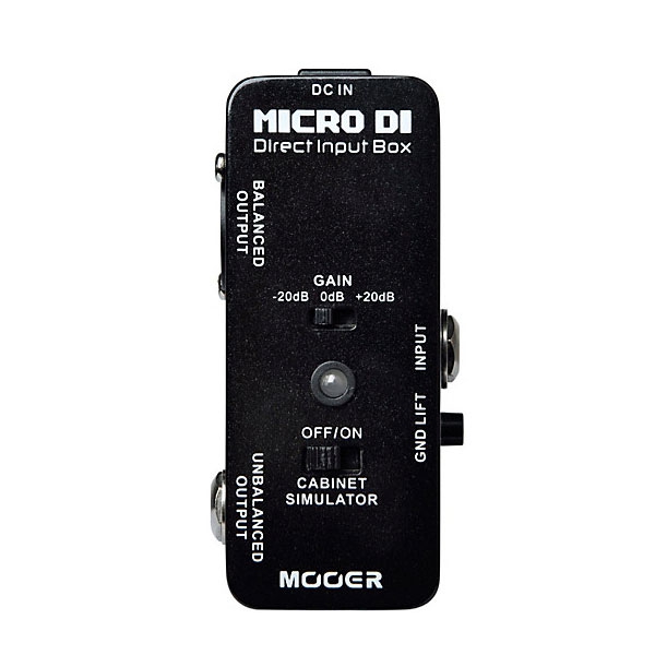 Direct Box Guitarra Baixo Mooer Micro Di Direct Box Mdi1 - Mooer Áudio