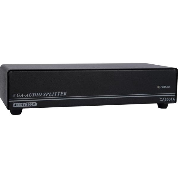 Distribuidor de Video VGA Composto C/ Audio 1 X 4 RONTEK