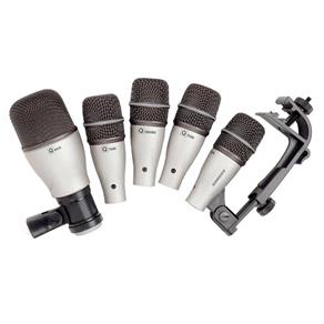 Dk 5 - Kit com 5 Microfones para Bateria com Fio Dk5 Samson