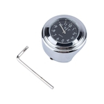 Durable Aluminum Alloy 7/8" 1" Handlebar Quartz Clock for