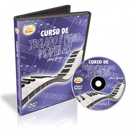 DVD Curso de Teclado e Piano Popular Alan Gomes Vol.3