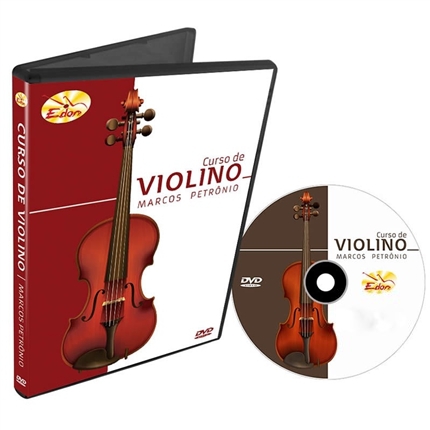 Dvd Curso de Violino Marcos Petrônio Volume 1 - Edon