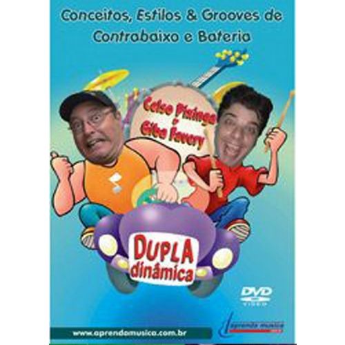 Dvd Dupla Dinâmica com Celso Pixinga e Giba Favery