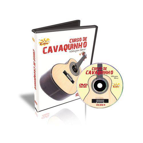 Dvd Edon Curso de Cavaquinho para Intemediários Vol 3