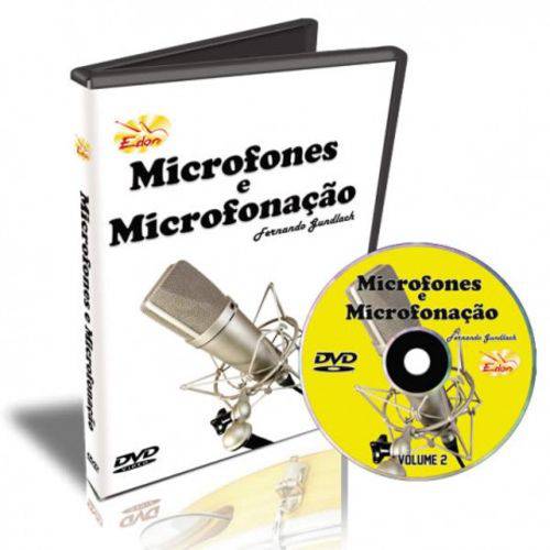 Dvd Edon Curso de Microfones e Microfonação Vol 2