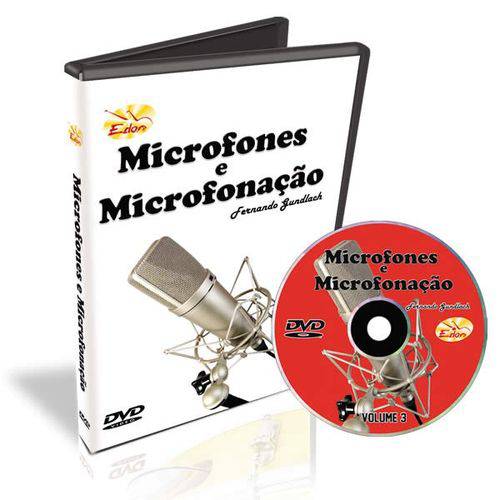 Dvd Edon Curso de Microfones e Microfonação Vol 3