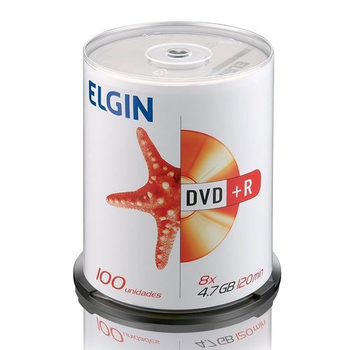 Dvd Gravavel Dvd-r 4.7gb/120min/16x Elgin