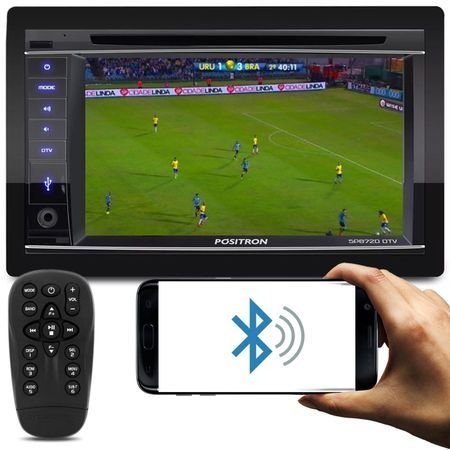 Dvd Player Automotivo Positron Bluetooth com a Tv Digital