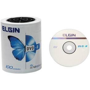 DVD-R com Logo 100 Midias Elgin