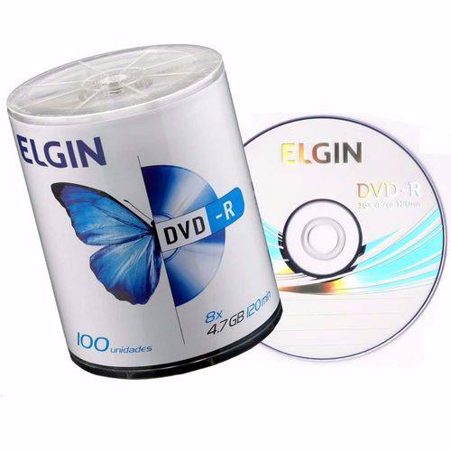 DVD-R Logo Pino C/ 100 Elgin