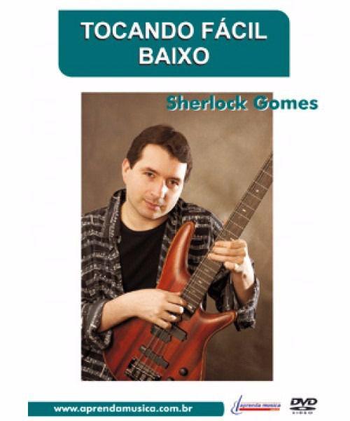 Dvd Tocando Fácil Baixo Sherlock Gomes - Aprenda Musica