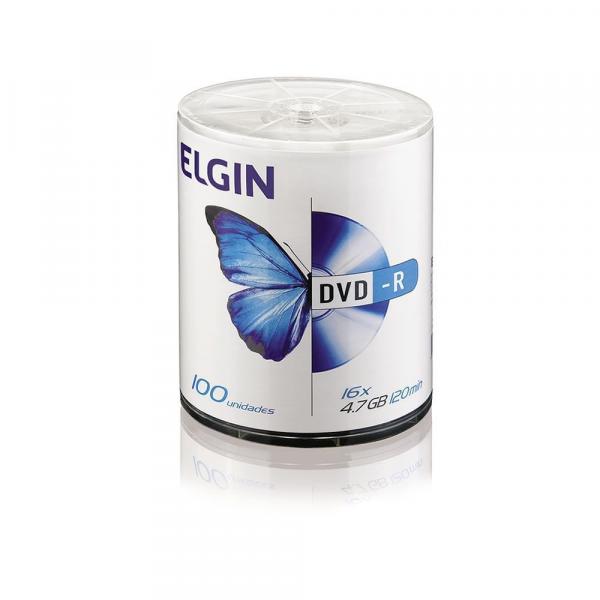 DVD Virgem Gravável Logo DVD-R 4.7GB/120min 16x Elgin 100un