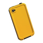 EastVita New Waterproof Case de proteção à prova de choque à prova de poeira à prova de neve para Apple Iphone 4 4S (Amarelo)