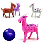 Electirc Leash cabra Luz Universal Music Goat Walking Leash Sheep Toy cor aleatória