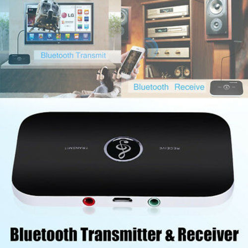 2 em 1 Adaptador de Música de Áudio Estéreo Sem Fio Bluetooth A2dp Receptor Transmissor