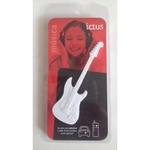 Emblema Adesivo Imã Guitarra Branco Plástico Ictus