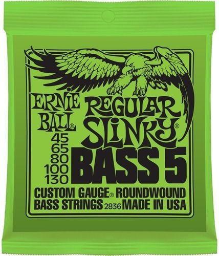 Enc Ernie Ball Baixo 5c 045-130 Regular Slinky 2836 - 12891