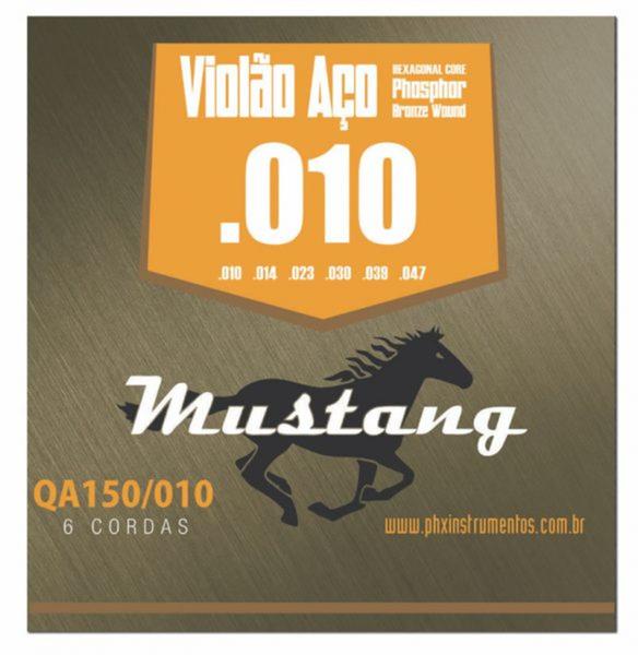 Enc. Violão Aço Phosphor Bronze Mustang 0.10