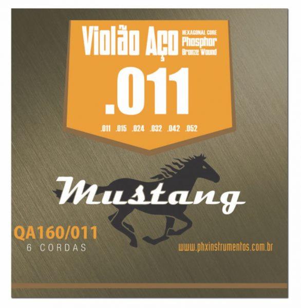 Enc. Violão Aço Phosphor Bronze Mustang 0.11