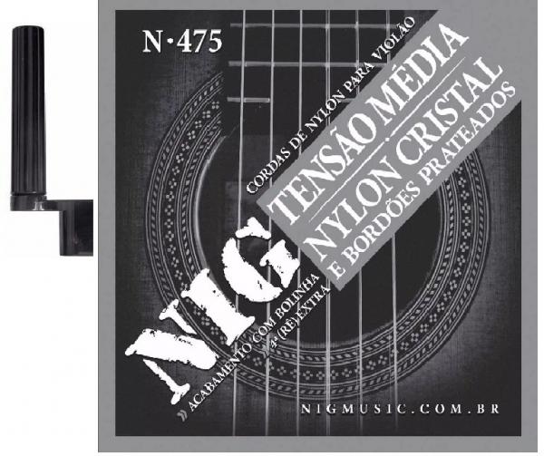 Enc.violao Nylon-alta Tensao N-475 - Nig