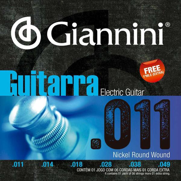 ENCORD. Giannini P/GUITARRA NIQUEL 0.011"